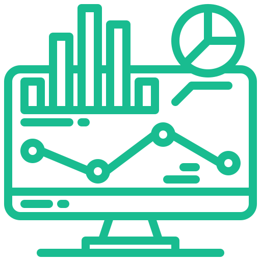Real-time analytics icon